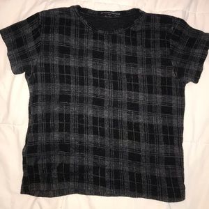 Plaid crop top